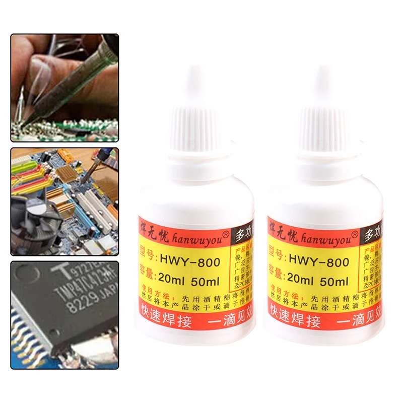 20ml Home Stainless Steel Liquid Flux Welding Solder Non-toxic Copper Paste Flux Liquid Solder Paste Soldering Accessories
20ml Home Stainless Steel Liquid Flux Welding Solder Non-toxic Copper Paste Flux Liquid Solder Paste Soldering Accessories