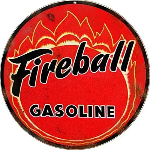 Fireball бензиновый круглый металлический жестяной знак, подходящий для дома и кухни, Настенный декор в стиле ретро, винтаж
Fireball бензиновый круглый металлический жестяной знак, подходящий для дома и кухни, Настенный декор в стиле ретро, винтаж