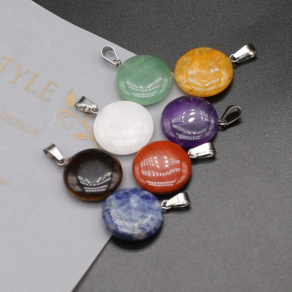 7PC Natural Stone Pendant Quartz Agate Aventurine Amethyst Healing Crystal Stone Charms for Jewelry Making DIY Necklaces
7PC Natural Stone Pendant Quartz Agate Aventurine Amethyst Healing Crystal Stone Charms for Jewelry Making DIY Necklaces