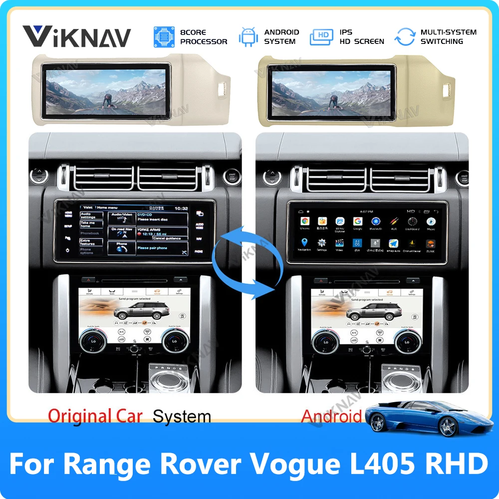 Автомагнитола Android для Land Rover Range Rover Vogue L405 RHD 2013-2017, мультимедийный плеер, навигация, автомагнитола, головное устройство
Автомагнитола Android для Land Rover Range Rover Vogue L405 RHD 2013-2017, мультимедийный плеер, навигация, автомагнитола, головное устройство