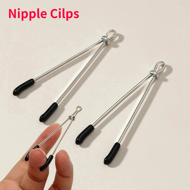 Зажимы для сосков с перьями Concorde Sweet Caress, черные 5700690010 - Concorde - Зажимы для сосков - Купить