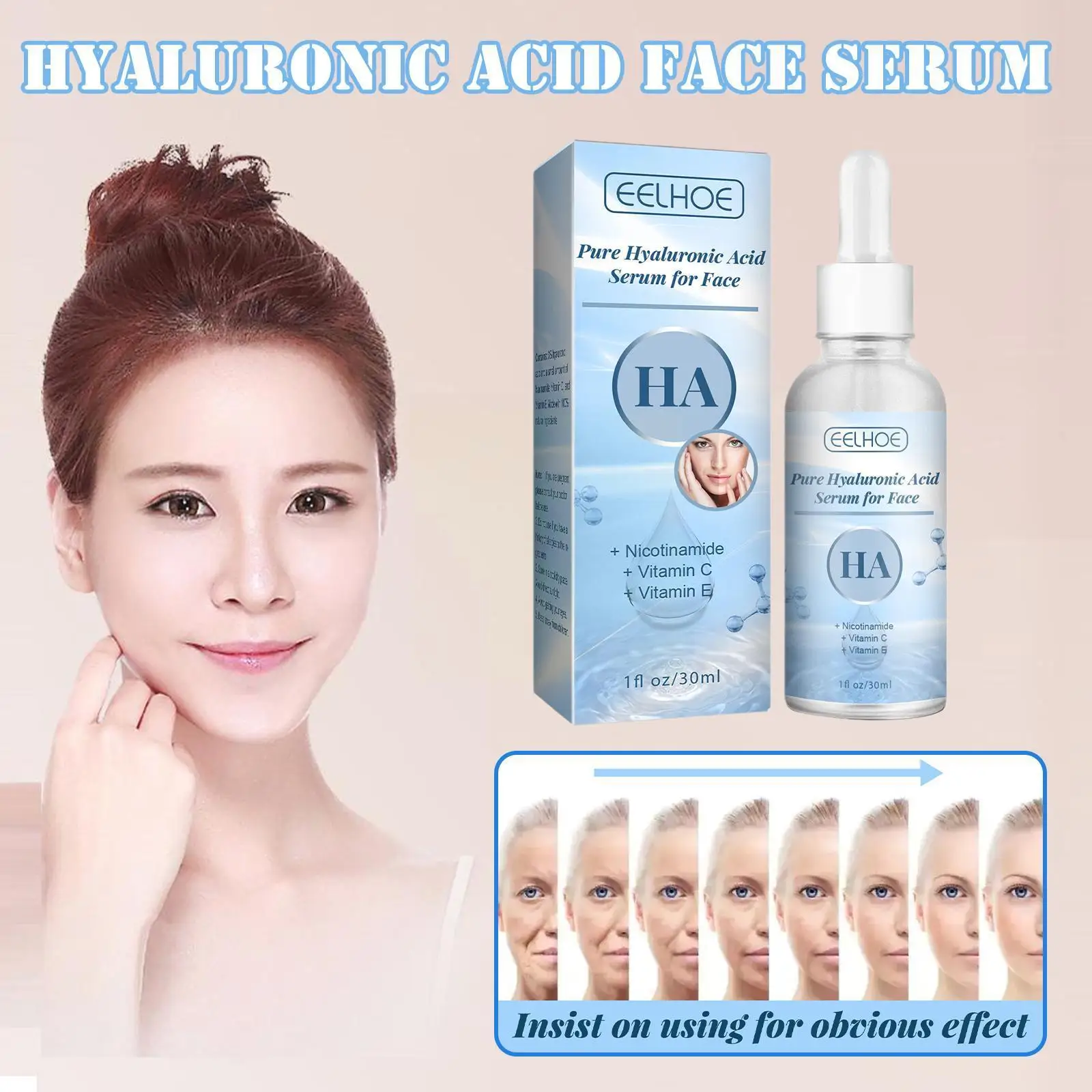30ml Hyaluronic Acid Shrink Pore Moisturizing Face Serum Spot Brighten Niacinamide Dark Skin Remover Whitening Anti-wrinkle J9d2
30ml Hyaluronic Acid Shrink Pore Moisturizing Face Serum Spot Brighten Niacinamide Dark Skin Remover Whitening Anti-wrinkle J9d2