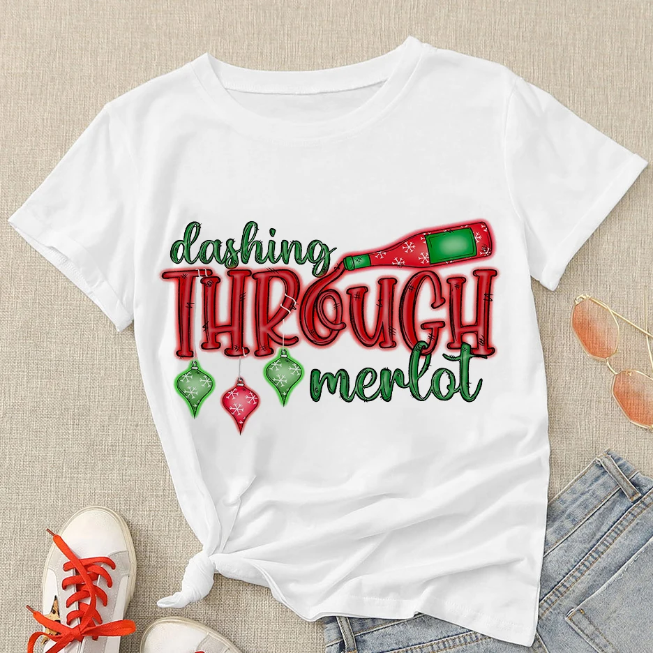 2022 New Christmas T-shirt Women's Fashion Creative Design Casual Comfortable Soft Pattern T-shirt Versatile Short Sleeve O Neck
2022 New Christmas T-shirt Women's Fashion Creative Design Casual Comfortable Soft Pattern T-shirt Versatile Short Sleeve O Neck