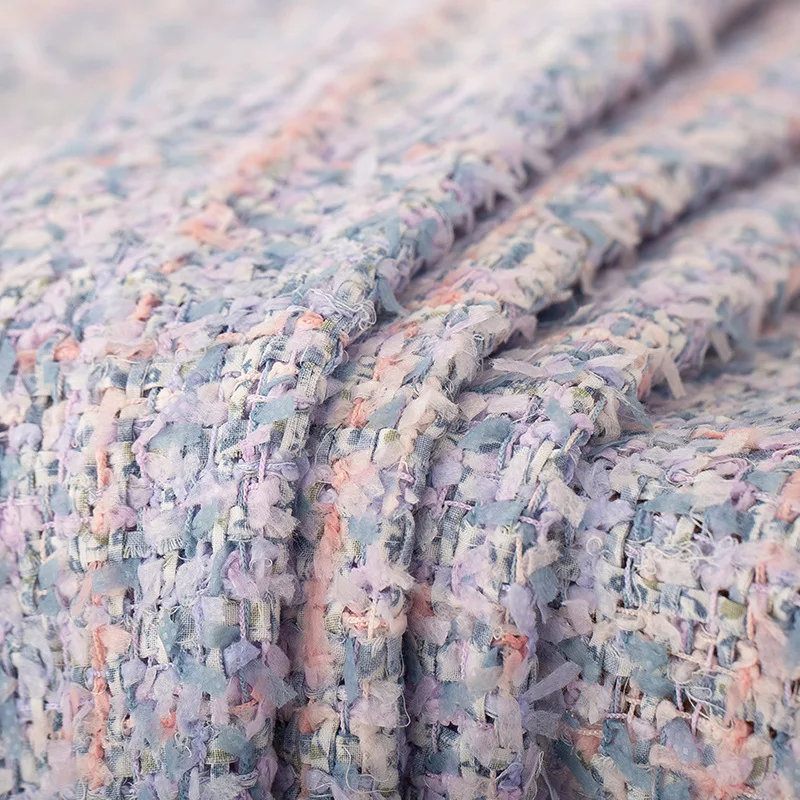 Woven purple pink streamer checkered tweed fabric autumn winter designer fabric for patchwork
Woven purple pink streamer checkered tweed fabric autumn winter designer fabric for patchwork