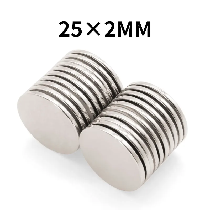 Super Strong25*2mm Magnet NdFeB Neodymium Thin Small Disc Permanent with Double-Sided Adhesive Ideal for Fridge Office Craft DIY 
Super Strong25*2mm Magnet NdFeB Neodymium Thin Small Disc Permanent with Double-Sided Adhesive Ideal for Fridge Office Craft DIY