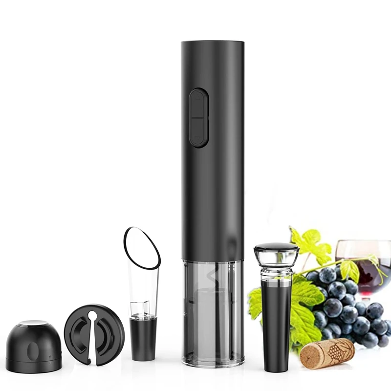 Electric Corkscrew Set, Electric Corkscrew Automatic Wine Bottle Opener Set With Foil Cutter For Home, Restaurant, Bar
Electric Corkscrew Set, Electric Corkscrew Automatic Wine Bottle Opener Set With Foil Cutter For Home, Restaurant, Bar