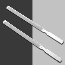 1/2Pcs Professional Nail File Stainless Steel Polishing Block Sanding for Nail Nailfile Manicure Supplies Tools Art Beauty