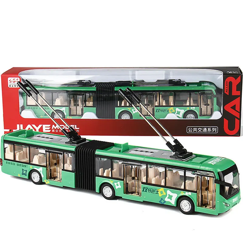 1:48 Alloy Double Tram Bus Diecast Toy Model Present For Kids Body 35Cm With Antenna / Lights & Voice / Doors Open CS0133
1:48 Alloy Double Tram Bus Diecast Toy Model Present For Kids Body 35Cm With Antenna / Lights & Voice / Doors Open CS0133