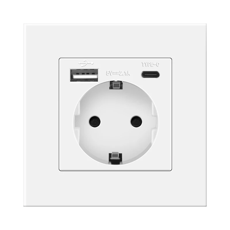 NYWP Настенная розетка с USB 16А
NYWP Настенная розетка с USB 16А