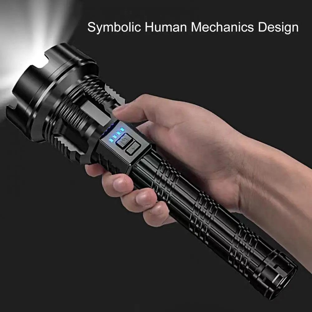 Handheld Flashlight High Brightness Long Standby Time Digital Display Strong Light Emergency Light for Camping Outdoor Tools
Handheld Flashlight High Brightness Long Standby Time Digital Display Strong Light Emergency Light for Camping Outdoor Tools
