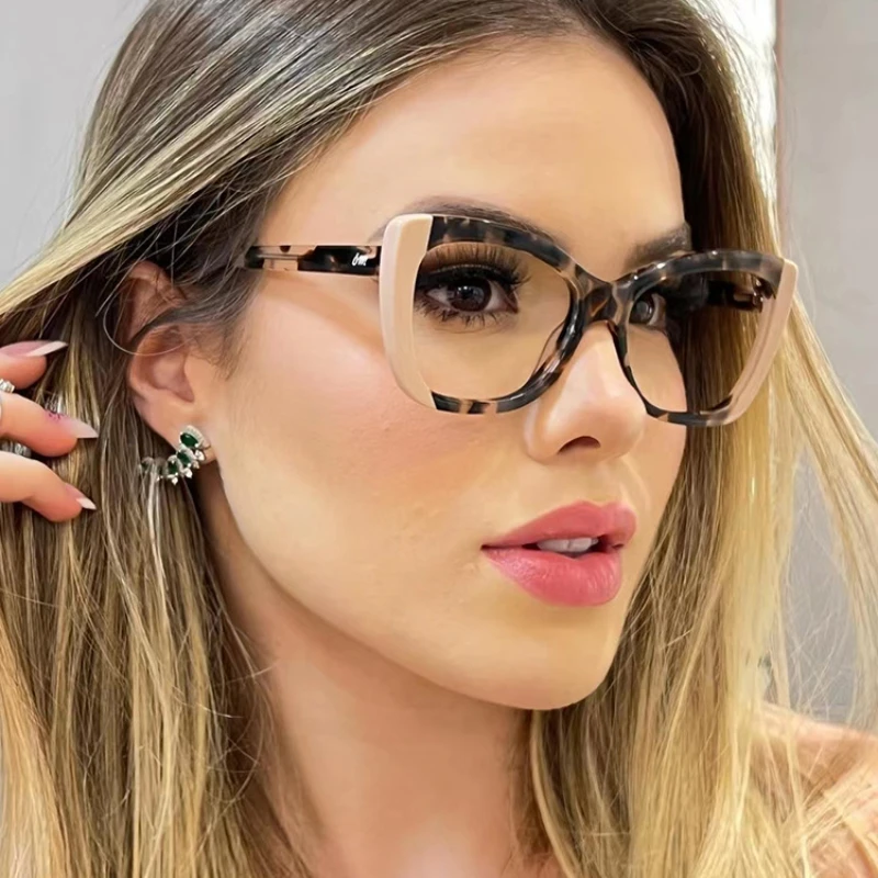 5010 New Cat Eye Anti-blue Light Glasses Frame Ultra-light TR90 Flat Mirror Retro Personality Women Glasses Frame
5010 New Cat Eye Anti-blue Light Glasses Frame Ultra-light TR90 Flat Mirror Retro Personality Women Glasses Frame