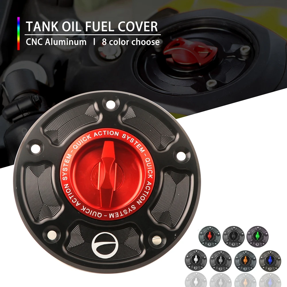 Motorcycle Accessories Keyless Quick Release Gas Fuel Tank Cap Cover for DUCATI SUPERMONO ST2 ST3 ST3S ST4 ST4S R/S 1993-1995
Motorcycle Accessories Keyless Quick Release Gas Fuel Tank Cap Cover for DUCATI SUPERMONO ST2 ST3 ST3S ST4 ST4S R/S 1993-1995