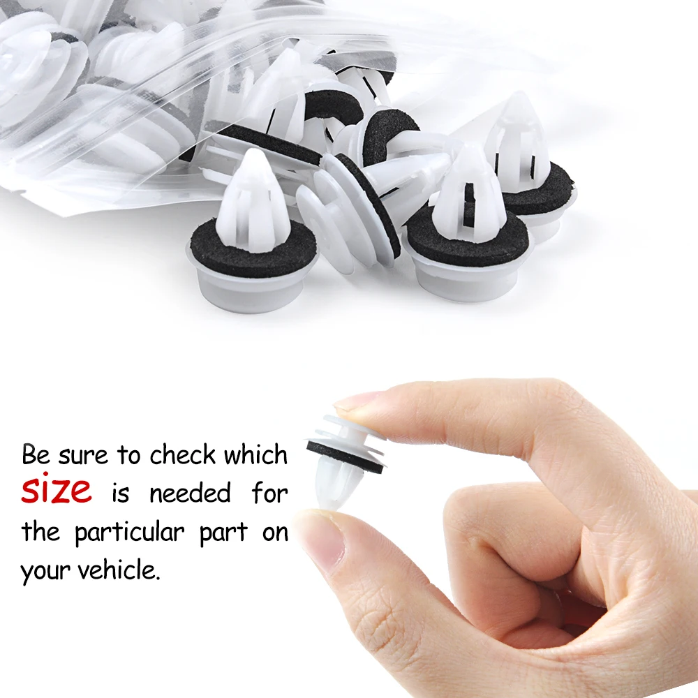 30pcs 51418224768 Plastic Rivets Clip for BMW E46 E53 E90 E91 E70 E71 E83 Car Door Panel Auto Fasteners Trim Panel Push Retainer
30pcs 51418224768 Plastic Rivets Clip for BMW E46 E53 E90 E91 E70 E71 E83 Car Door Panel Auto Fasteners Trim Panel Push Retainer