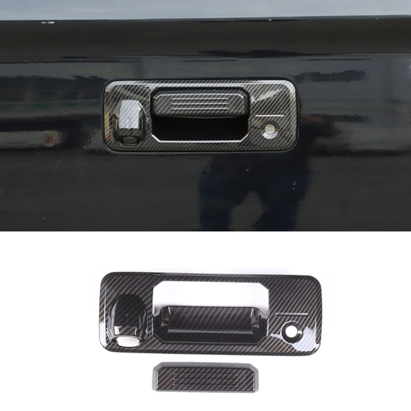 

Для Toyota Tacoma 2014-2021 кнопка переключения ручки задней двери автомобиля крышка багажника Ручка отделка Аксессуары