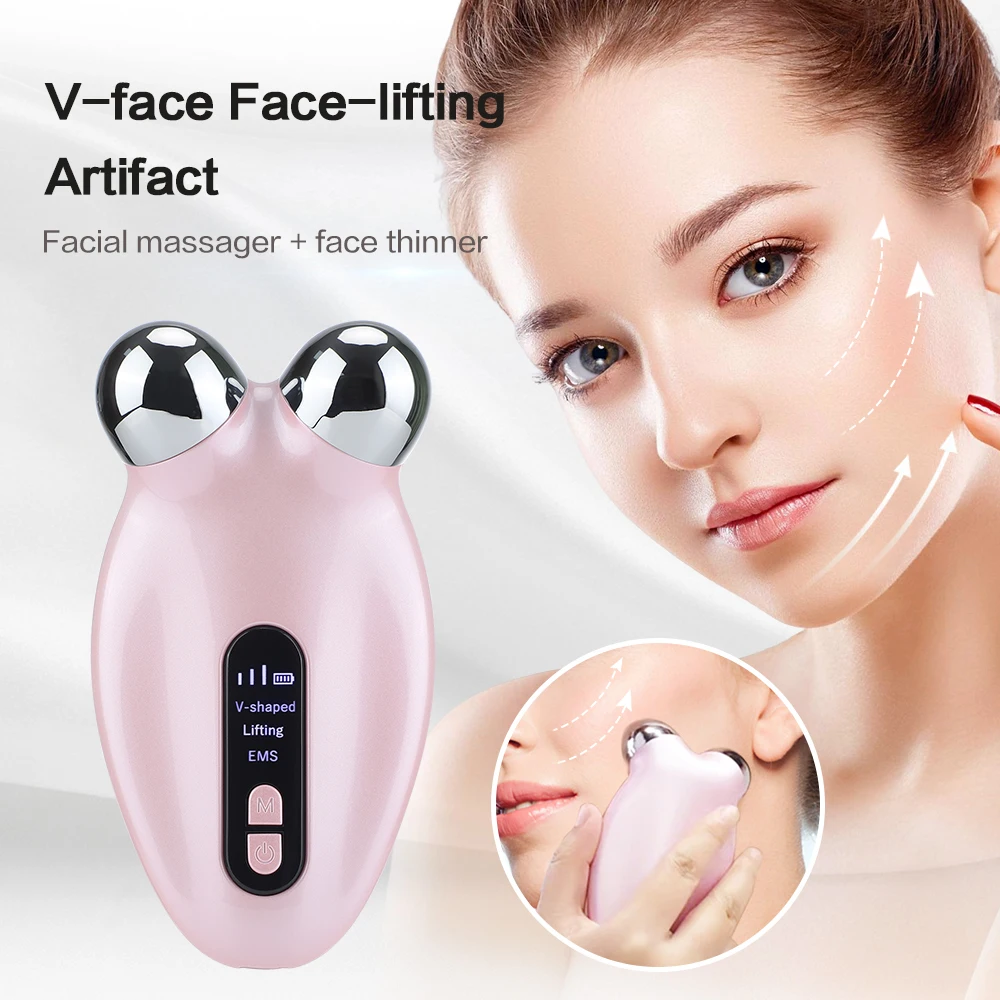 

Микро-токовое устройство для красоты лица, V-образное устройство для красоты лица, массажер для лица, омоложение, разглаживание морщин и тонких линий кожи лица