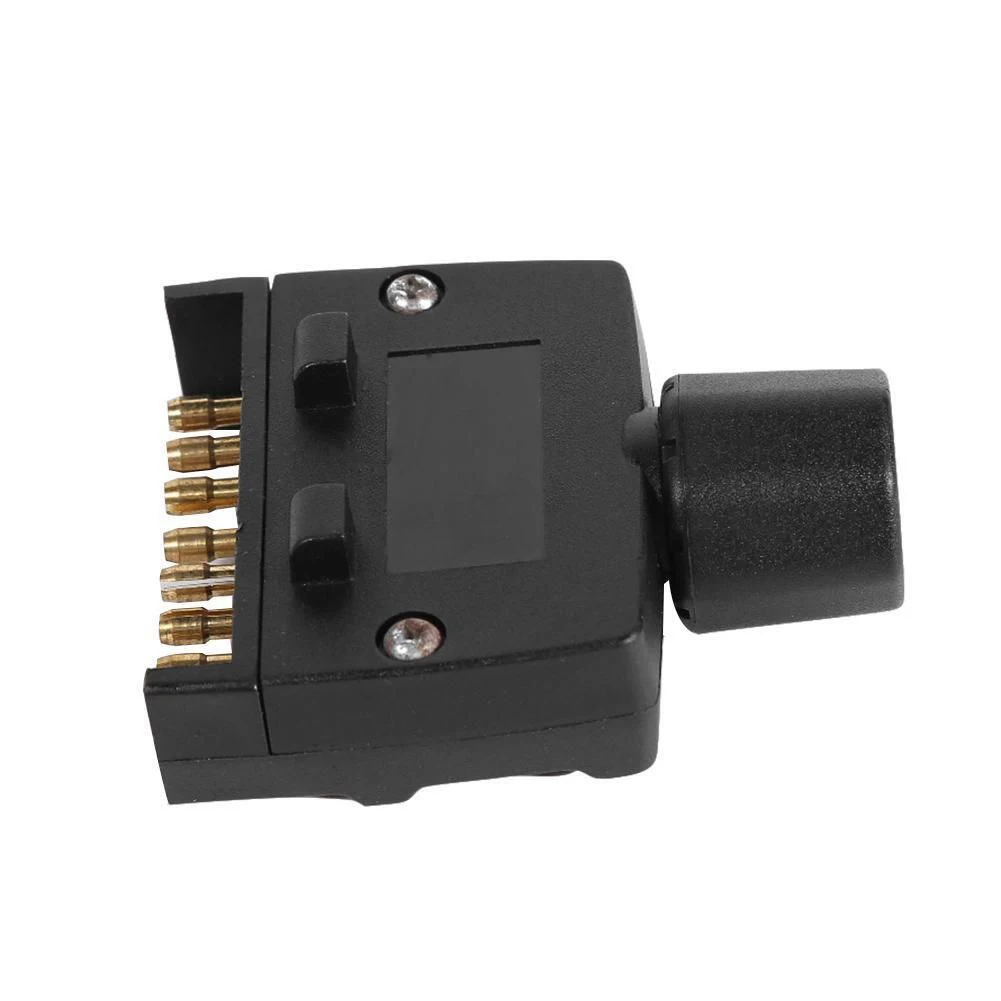 1pc 7 Pin Flat Plug Male Connector AU Flat Plug Male Connector For Caravan Trailer Adapter Boat Quick Fit 75*62*19mm
1pc 7 Pin Flat Plug Male Connector AU Flat Plug Male Connector For Caravan Trailer Adapter Boat Quick Fit 75*62*19mm