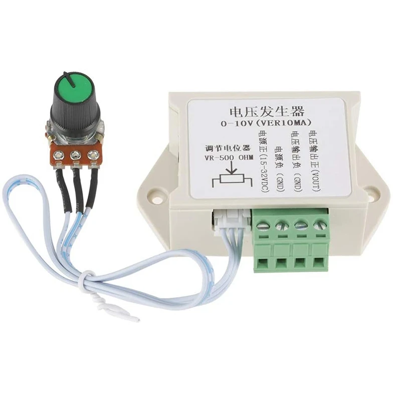 DC Voltage Generator Module 0-10V 10MA Adjustable Analog Voltage Signal Generator Used For PLC MCU Industrial Controller
DC Voltage Generator Module 0-10V 10MA Adjustable Analog Voltage Signal Generator Used For PLC MCU Industrial Controller