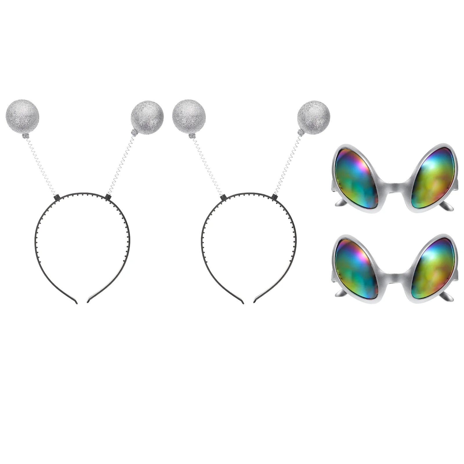 2 Sets Funny Glasses Headband Party Hair Hoops Decor Alien Cosplay Headgear Festival Plastic Headdress Decorative
2 Sets Funny Glasses Headband Party Hair Hoops Decor Alien Cosplay Headgear Festival Plastic Headdress Decorative