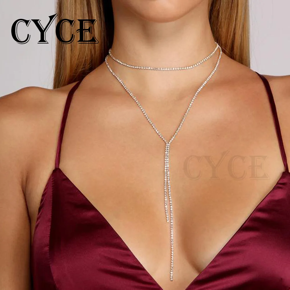 CYCE 2022 Sexy Bohemian Rhinestone Necklaces Simple Personality Long Tassel Pendant Necklace For Women Party Jewelry Accessories
CYCE 2022 Sexy Bohemian Rhinestone Necklaces Simple Personality Long Tassel Pendant Necklace For Women Party Jewelry Accessories