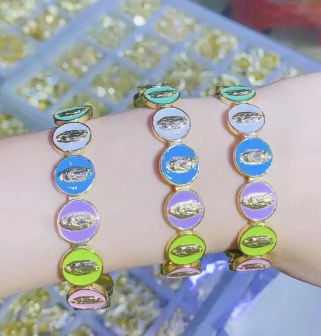 Virgin Mary Open Cuff Rainbow Bangles Copper Zircon Women Luxury Party Wedding Adjustable Jewelry Gifts s4fs
Virgin Mary Open Cuff Rainbow Bangles Copper Zircon Women Luxury Party Wedding Adjustable Jewelry Gifts s4fs