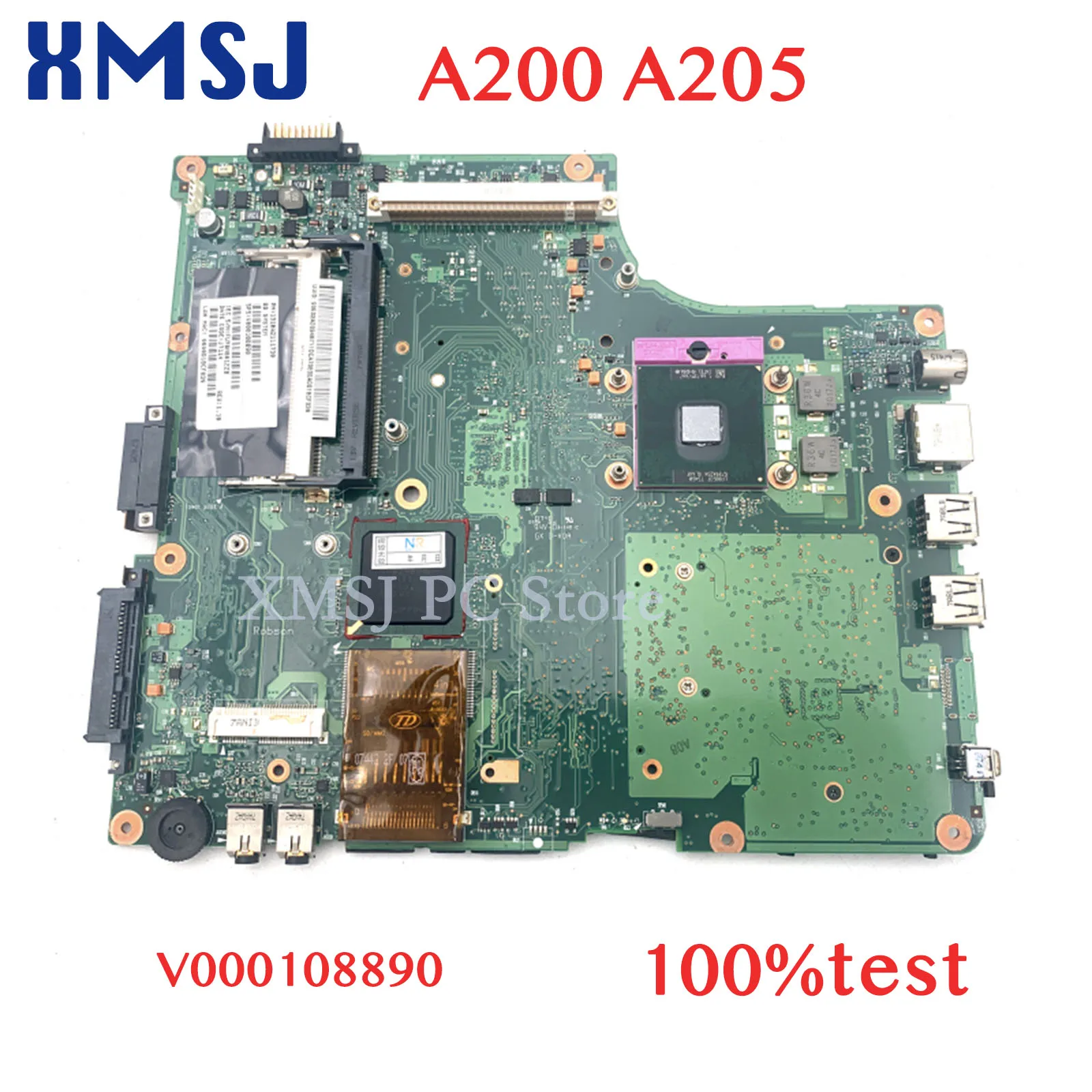 XMSJ For Toshiba A200 A205 V000108890 6050A2111701-MB-A03 Laptop Motherboard DDR2 With GPU Slot Main Board Free CPU Full Test
XMSJ For Toshiba A200 A205 V000108890 6050A2111701-MB-A03 Laptop Motherboard DDR2 With GPU Slot Main Board Free CPU Full Test