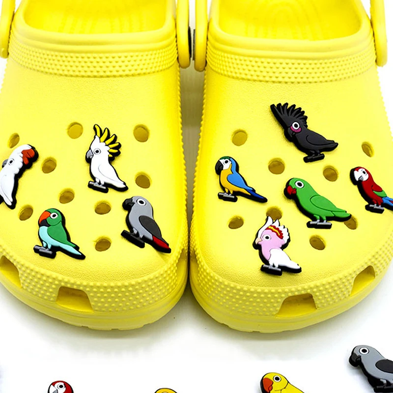 Wholesale 1pcs PVC Shoe Charms for Crocs Bird Accessories Men Badge Women Clogs Buckle Kids Pins Decoration Jeans Wristbands
Wholesale 1pcs PVC Shoe Charms for Crocs Bird Accessories Men Badge Women Clogs Buckle Kids Pins Decoration Jeans Wristbands
