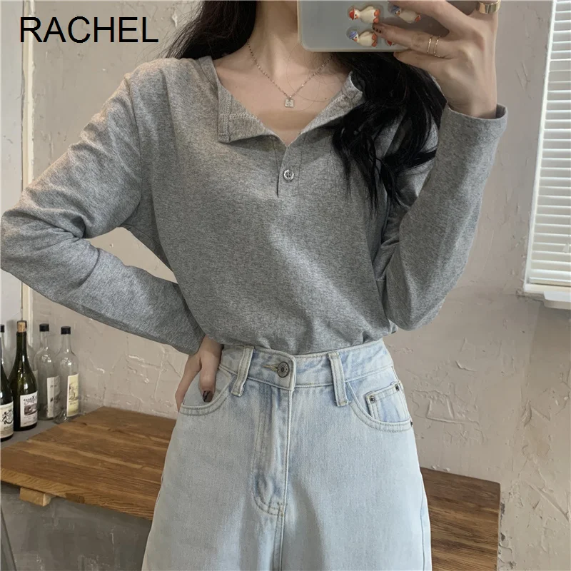 Solid Color Versatile Long Sleeve T-shirt for Women to Wear Outside Autumn and Winter 2021 New Style Inside with Loose
Solid Color Versatile Long Sleeve T-shirt for Women to Wear Outside Autumn and Winter 2021 New Style Inside with Loose