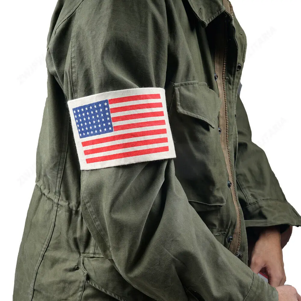 Фото Надгробие. Мировая война 2 армии США парашютник 48 звезд флаг повязка на руку