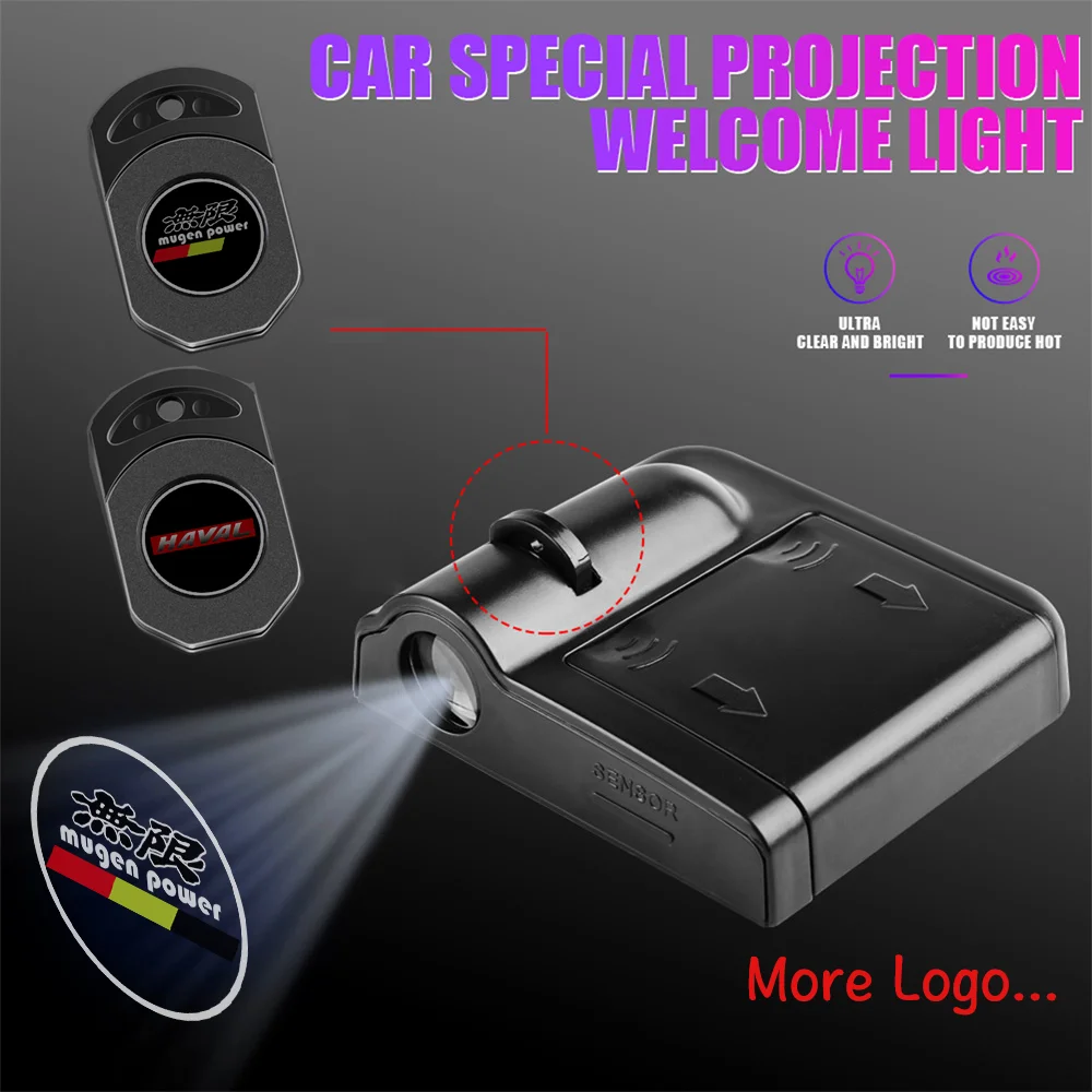 

3D Car Door Decoration Led HD Projector Lamp Wireless Welcome Lights For Alfa Romeo 159 Giulietta Giulia MiTo 147 156 GT Spider