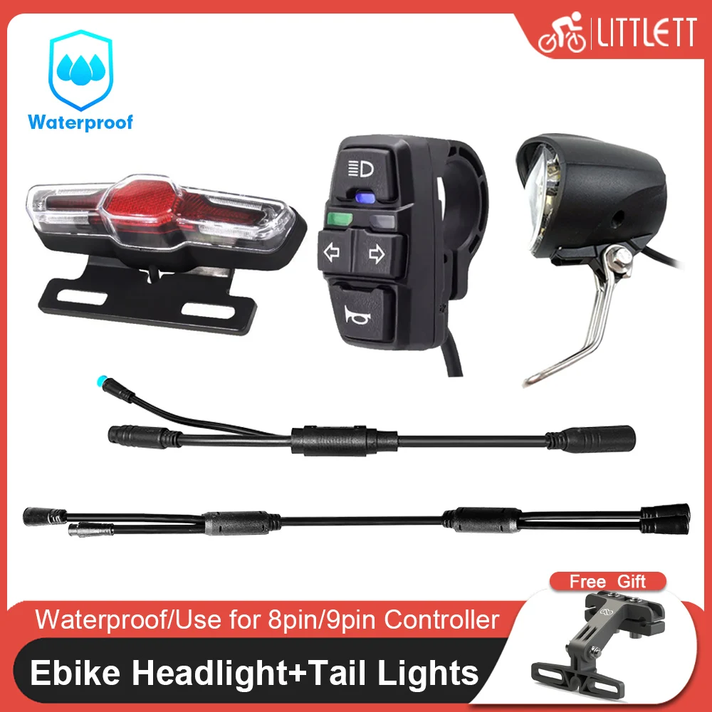 Electric Bike 36V/48V Headlight and Rear Light Set Waterproof DK336 Turn Horn Switch For 8pin 9pin Controller Ebike Accessories
Electric Bike 36V/48V Headlight and Rear Light Set Waterproof DK336 Turn Horn Switch For 8pin 9pin Controller Ebike Accessories