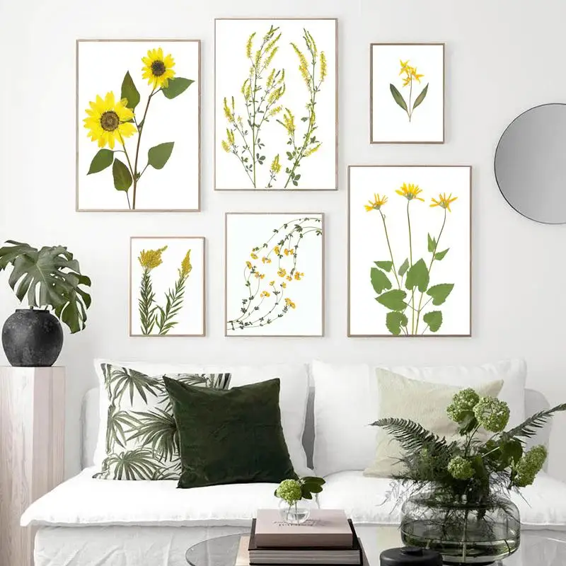 Minimalist Wall Art Picture Nordic Poster and Print Yellow Flowers Botanical Canvas Painting Home Decor Living Room Decor Mural
Minimalist Wall Art Picture Nordic Poster and Print Yellow Flowers Botanical Canvas Painting Home Decor Living Room Decor Mural