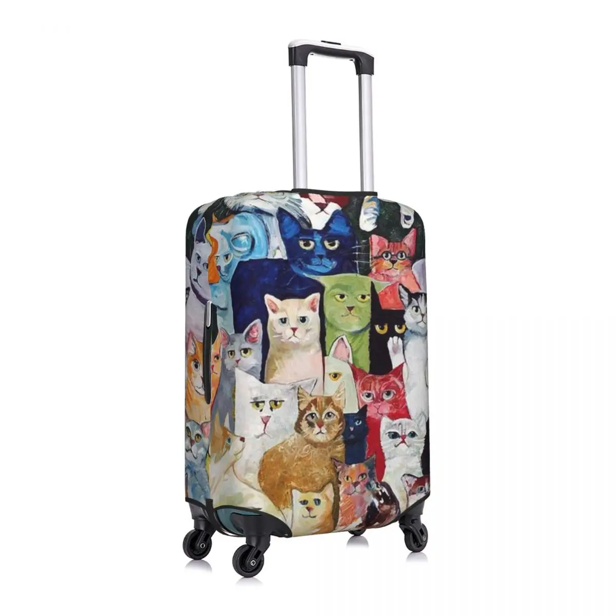 All Kinds Of Lovely Cats Luggage Cover Spandex Suitcase Protector Fits 19-21 Inch
All Kinds Of Lovely Cats Luggage Cover Spandex Suitcase Protector Fits 19-21 Inch