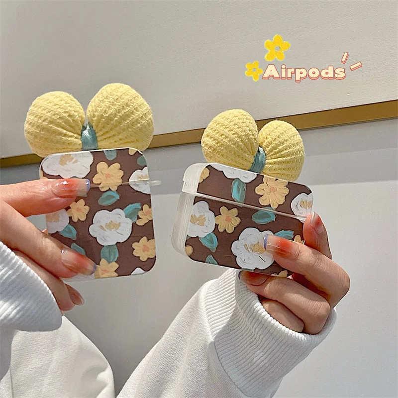 Oil Painting Flowers Silicone Soft Earphone Case Korean Style Sweet Three-dimensional Bow For AirPods 1 2 3 Pro Earphone Case
Oil Painting Flowers Silicone Soft Earphone Case Korean Style Sweet Three-dimensional Bow For AirPods 1 2 3 Pro Earphone Case
