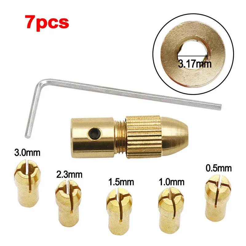 7 шт., патроны для мини-дрели, 0,5-3,0 мм
7 шт., патроны для мини-дрели, 0,5-3,0 мм