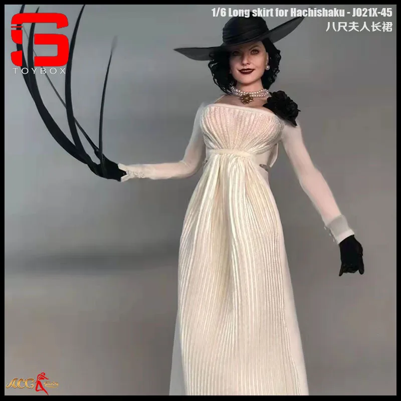 JO21X-45 1/6 Hachishaku-sama White Pleated Dress Soldier Long Skirt Clothes Model Fit 12'' Female Soldier Action Figure Body
JO21X-45 1/6 Hachishaku-sama White Pleated Dress Soldier Long Skirt Clothes Model Fit 12'' Female Soldier Action Figure Body
