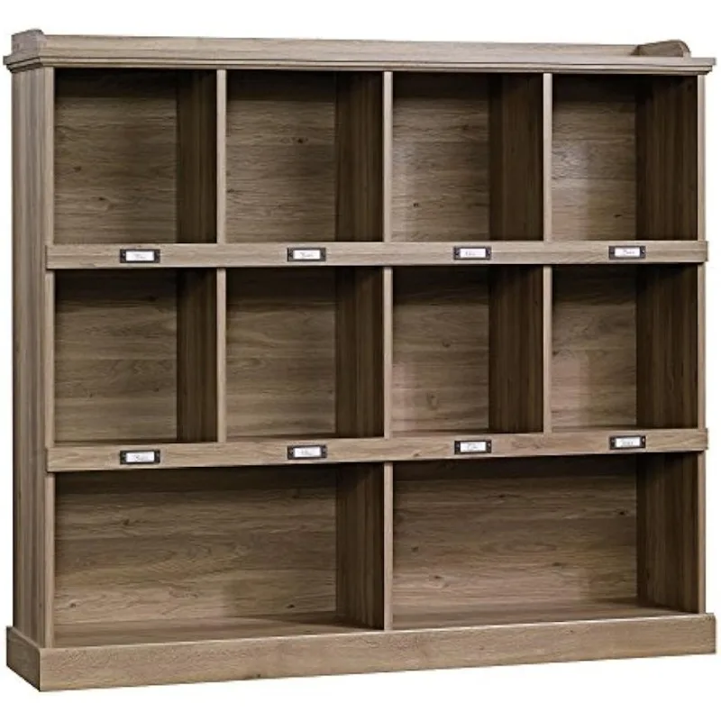 

Sauder Barrister Lane Cubby Bookcase/ Book Shelf for Storage and Display Salt Oak finish
