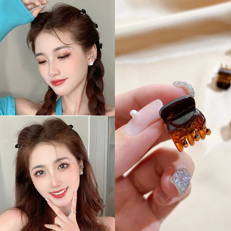 Cute Hair Clips Plastic Black Plastic Mini Hair Clip Claw Hairpin Clamp For Ladies Headwear Hair Styling Tools Accessories
Cute Hair Clips Plastic Black Plastic Mini Hair Clip Claw Hairpin Clamp For Ladies Headwear Hair Styling Tools Accessories