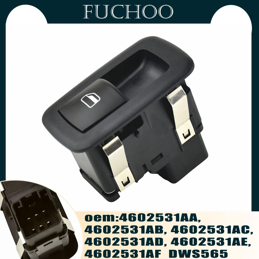 

Hight Quality FOR JEEP LIBERTY 3.7L DODGE NITRO 3.7L 4.0L Right/Left Rear Power Window Switch 4602531AA DWS565