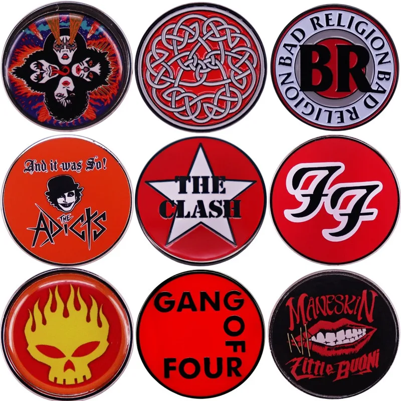 Retro Heavy Metal Band Rock Music Pin Enamel Brooch Alloy Metal Badges Lapel Pins Brooches for Backpacks Jewelry Accessories
Retro Heavy Metal Band Rock Music Pin Enamel Brooch Alloy Metal Badges Lapel Pins Brooches for Backpacks Jewelry Accessories