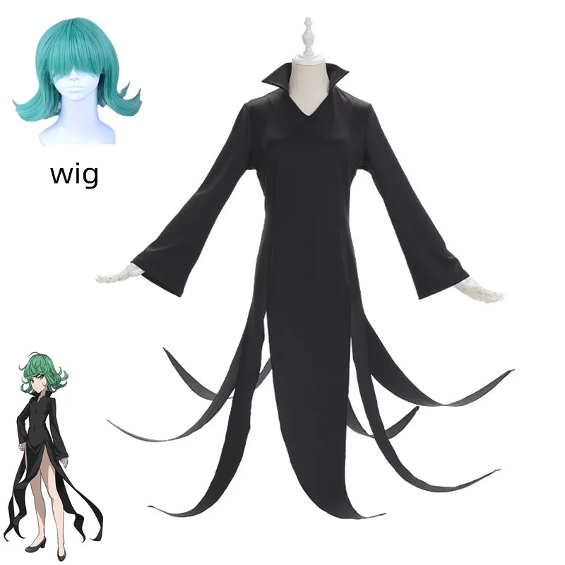 Anime One Punch-Man Terrible Tornado Senritsu No Tatsumaki Cosplay Costume Wig Black Tight Dress Woman Sexy Halloween Party Suit
Anime One Punch-Man Terrible Tornado Senritsu No Tatsumaki Cosplay Costume Wig Black Tight Dress Woman Sexy Halloween Party Suit