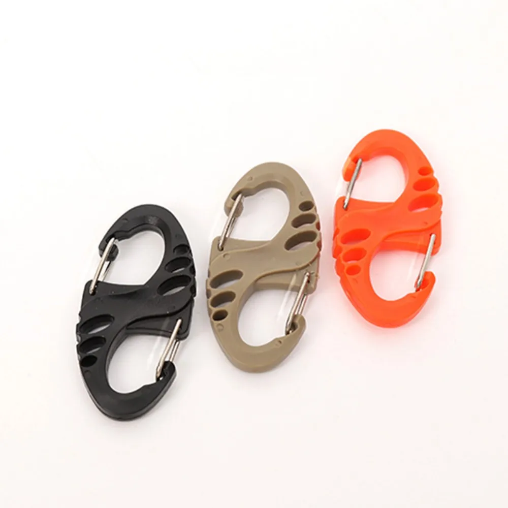 10Pcs/Lot S Type Backpack Clasps Climbing Carabiners EDC Keychain Camping Bottle Hooks Paracord Tactical Survival Gear Wholesale
10Pcs/Lot S Type Backpack Clasps Climbing Carabiners EDC Keychain Camping Bottle Hooks Paracord Tactical Survival Gear Wholesale
