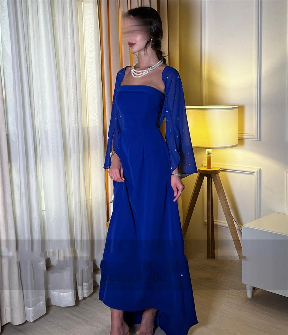Женское шифоновое вечернее платье Angel Custom, Королевского синего цвета, ТРАПЕЦИЕВИДНОЕ ПЛАТЬЕ до пола с длинными рукавами для выпускного вечера
Женское шифоновое вечернее платье Angel Custom, Королевского синего цвета, ТРАПЕЦИЕВИДНОЕ ПЛАТЬЕ до пола с длинными рукавами для выпускного вечера
