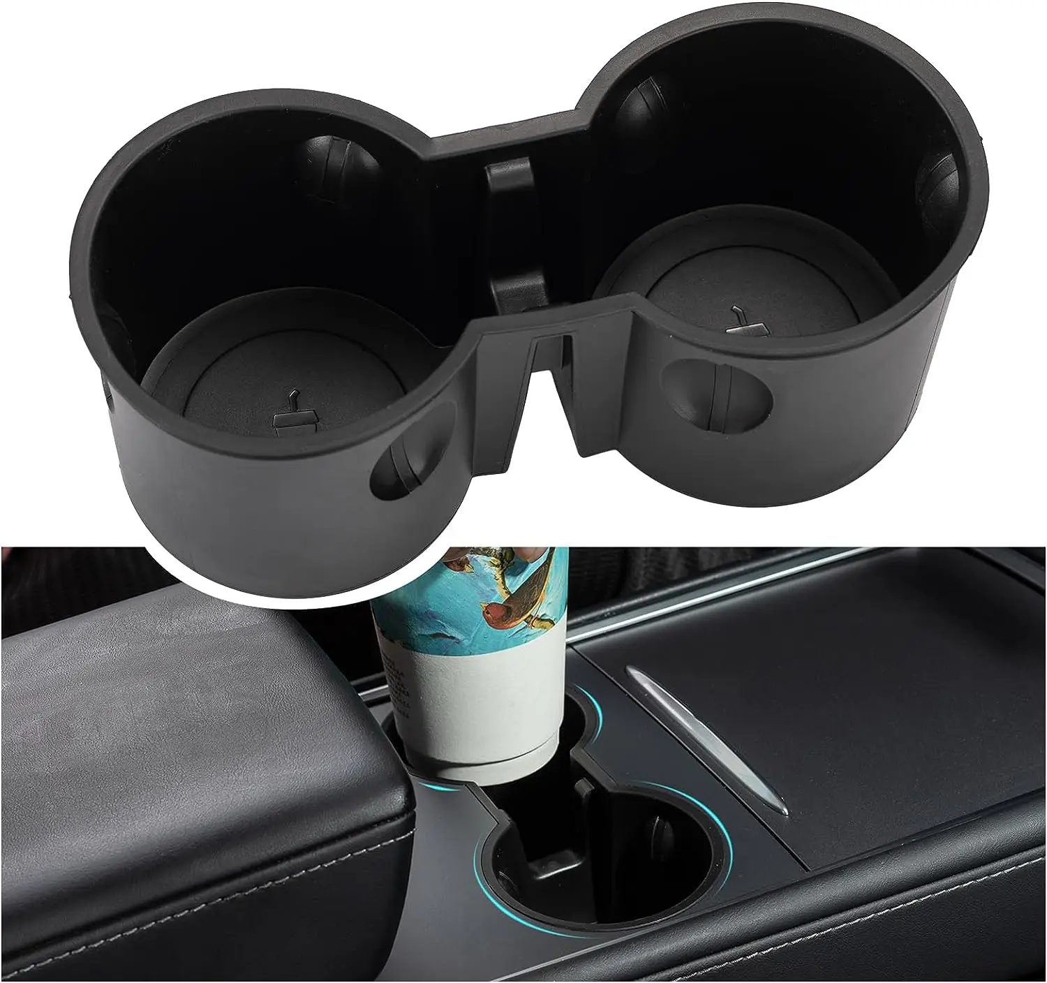 For Tesla Console Cup Holder Insert Upgrade 2023 2022 2021 Model 3/Y Accessories Anti-Slip Silicone Center Consoles Cup Hold
For Tesla Console Cup Holder Insert Upgrade 2023 2022 2021 Model 3/Y Accessories Anti-Slip Silicone Center Consoles Cup Hold