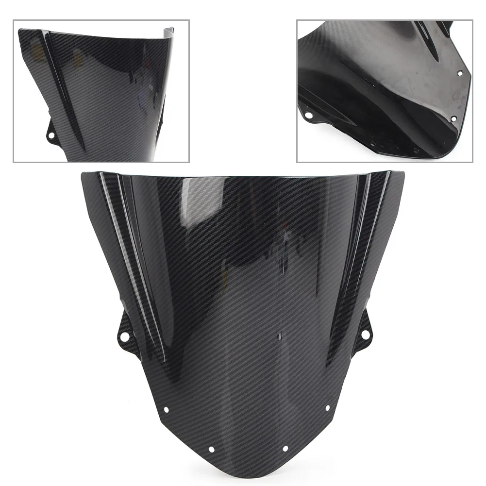 New Black Carbon Fiber ABS Motorcycle Windscreen Windshield Wind Shield for Kawasaki ZX6R 636 2009-2022 For ZX10R 2008-2010
New Black Carbon Fiber ABS Motorcycle Windscreen Windshield Wind Shield for Kawasaki ZX6R 636 2009-2022 For ZX10R 2008-2010