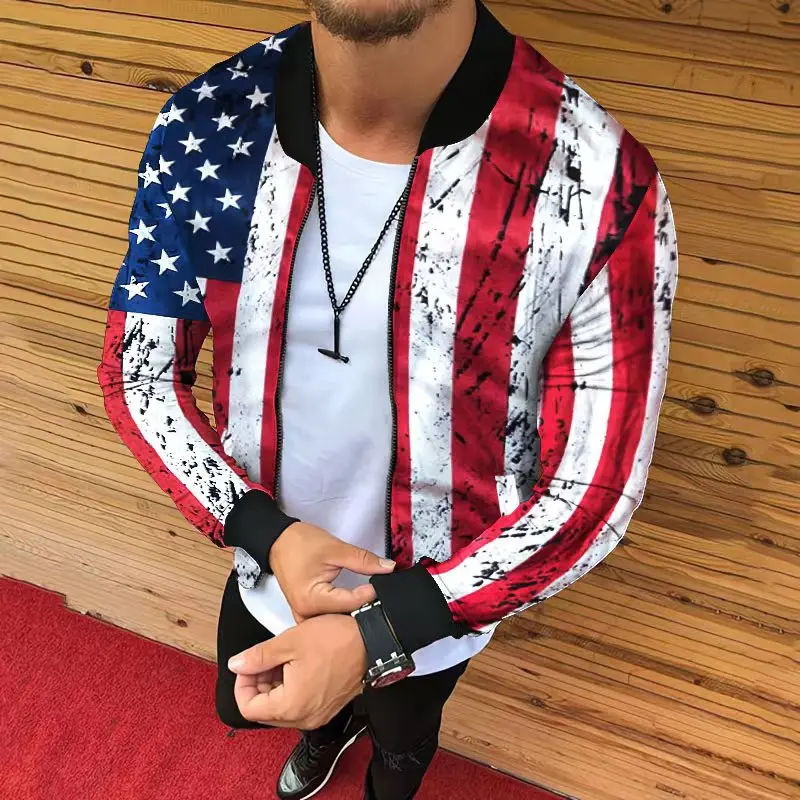 Autumn Winter Casual Bomber Jacket Thicken Men Fashion Clothing Streetwear 3D Printing Jacket Slim Fit Coat Men Bomber Jacket
Autumn Winter Casual Bomber Jacket Thicken Men Fashion Clothing Streetwear 3D Printing Jacket Slim Fit Coat Men Bomber Jacket
