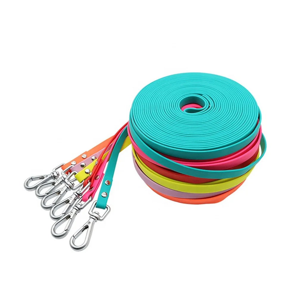 PVC Dog Leash with Metal Hook New Arrival Custom Fashion Durable Breathable Waterproof Adjustable Soft Pet Leash
PVC Dog Leash with Metal Hook New Arrival Custom Fashion Durable Breathable Waterproof Adjustable Soft Pet Leash