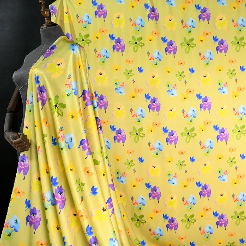 New Silk Herringbone Pattern Mulberry Satin Fabric for Dress Clothing Material Sewing Sold by the Yard Wholesale
New Silk Herringbone Pattern Mulberry Satin Fabric for Dress Clothing Material Sewing Sold by the Yard Wholesale