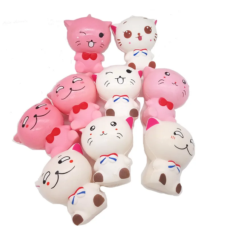 

Kawaii Cat Squishies Jumbo Squeeze Squishy Adorable Aniaml Slow Rising Squeeze Scented AntiStress Relief Toy for Children