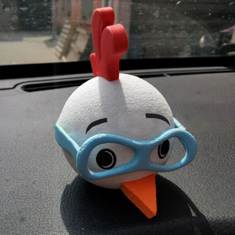 

1 шт. милые очки куриный автомобиль антенна ручка Топпер воздушный шар эва Декор игрушка подарок