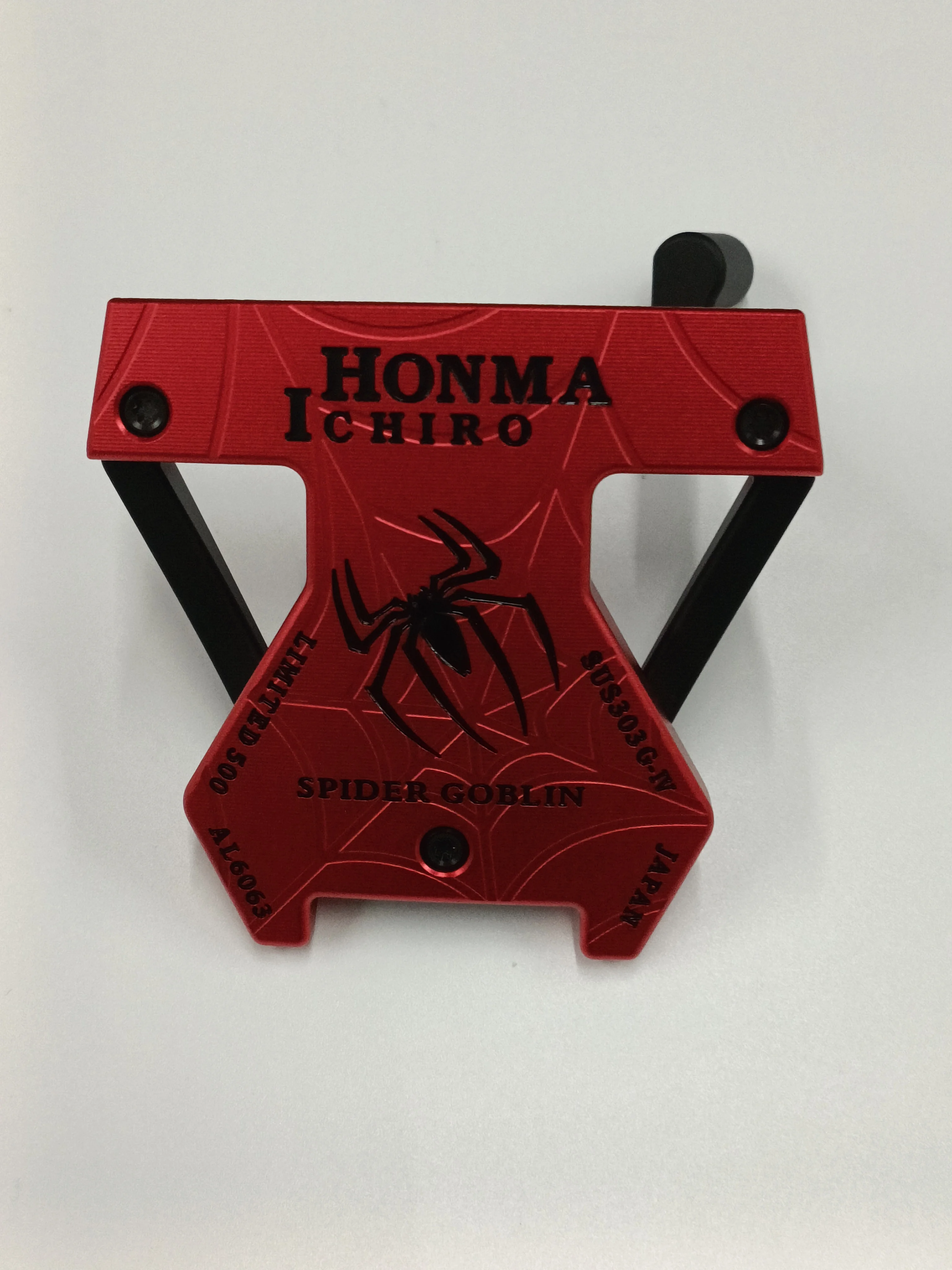 

Brand New Original Ichiro Honma G-IV Spider Goblin Golf Putters CNC Fine Milled Black Steel Shaft